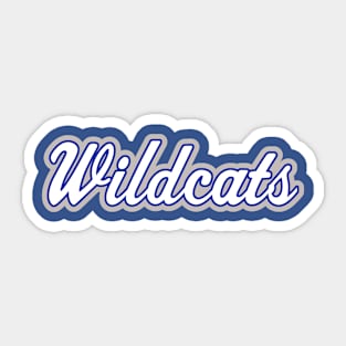 Wildcats Script Sticker